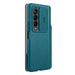 Sliding Camera Leather Case For Samsung Fold 4 5g