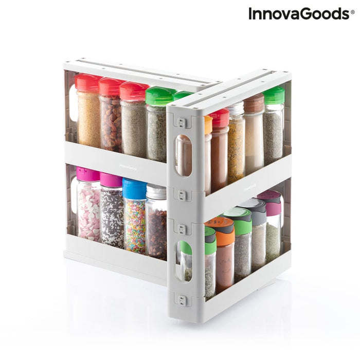 Sliding And Pivoting Spice Organiser Rispick Innovagoods