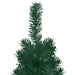 Slim Artificial Half Christmas Tree With Stand Green 210 Cm