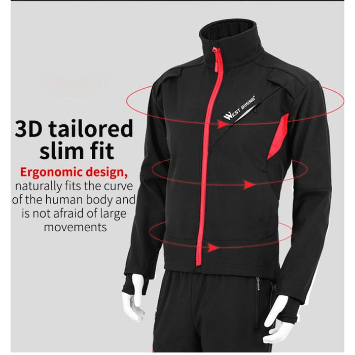 Slim Fit Comfortable Cycling Jacket And Pant Set