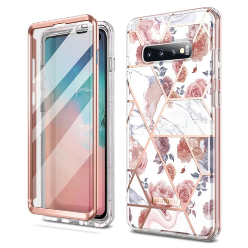 Slim Marble Rugged Case For Samsung Galaxy S10 With Screen