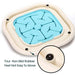 Non-slip Anti-gulping Pet Food Eat Slow Feeder Dog Bowl