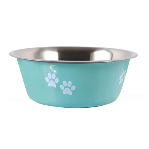 Non-slip Durable Rubber Bottom Food Water Pet Bowl