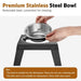 Non-slip Stainless Steel Food Water Pet Feeding Bowl