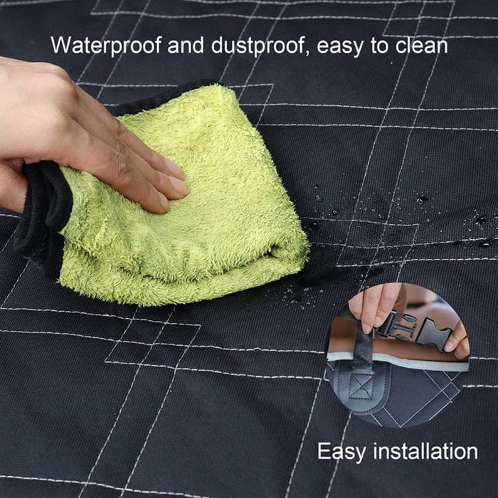 Non-slip Waterproof Dog Seat Cover Liner Mat For Back Flap