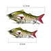 Slow Sinking Multi Section Fishing Lures