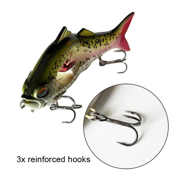 Slow Sinking Multi Section Fishing Lures