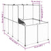 Small Animal Cage Black 142x74x93 Cm Pp And Steel Tabpit