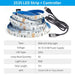 Smart Bluetooth Led Strip Lights Rgb 2835 Usb Powered App