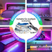 Smart Bluetooth Led Strip Lights Rgb 2835 Usb Powered App