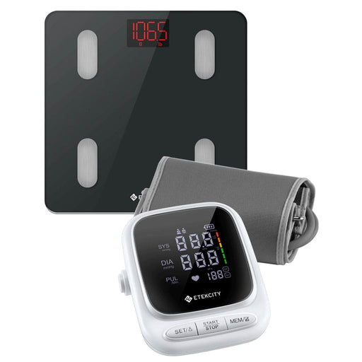 Smart Body Scale And Blood Pressure Monitor Bundle