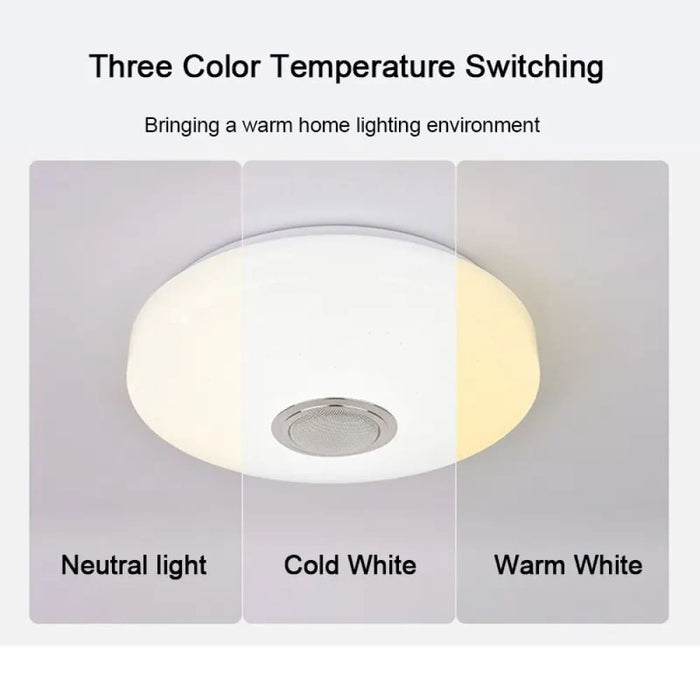 Smart Rgb Ceiling Lamps With Music And Remote 42w 60w