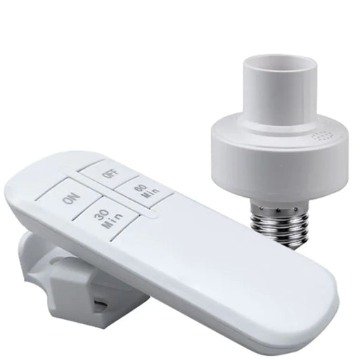 Smart Timer Switch Wireless Remote Control E27 15m Range