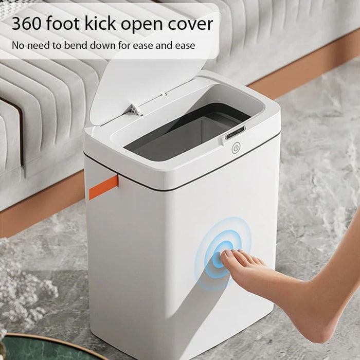 Smart Touchless Trash Bin For Kitchen And Bathroom