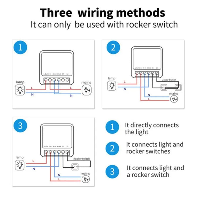 Smart Wifi Switch 2 Way Control Alexa Google Home Cozylife