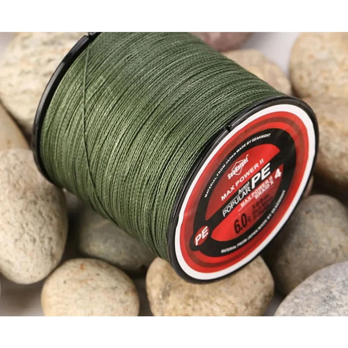 Smooth 4 Strand Braided Fishing Line 300m