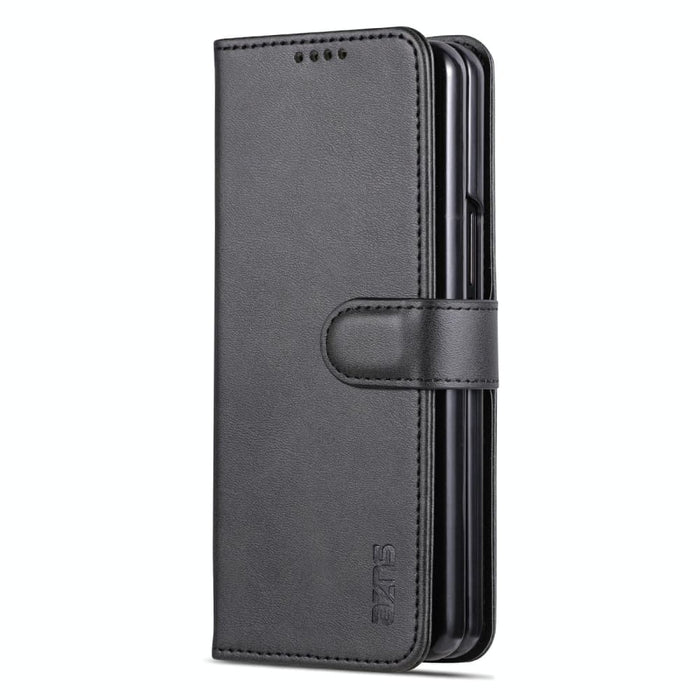 Smooth Calf Texture Leather Phone Case For Samsung Galaxy z