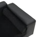 Dog Sofa Black 81x43x31 Cm Plush And Faux Leather