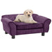 Dog Sofa Burgundy 72x45x30 Cm Plush Oiobao