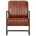 Sofa Chair Brown Real Leather Tpklti