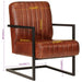 Sofa Chair Brown Real Leather Tpklti