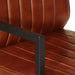 Sofa Chair Brown Real Leather Tpklti