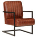 Sofa Chair Brown Real Leather Tpklti