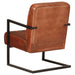 Sofa Chair Brown Real Leather Tpklti