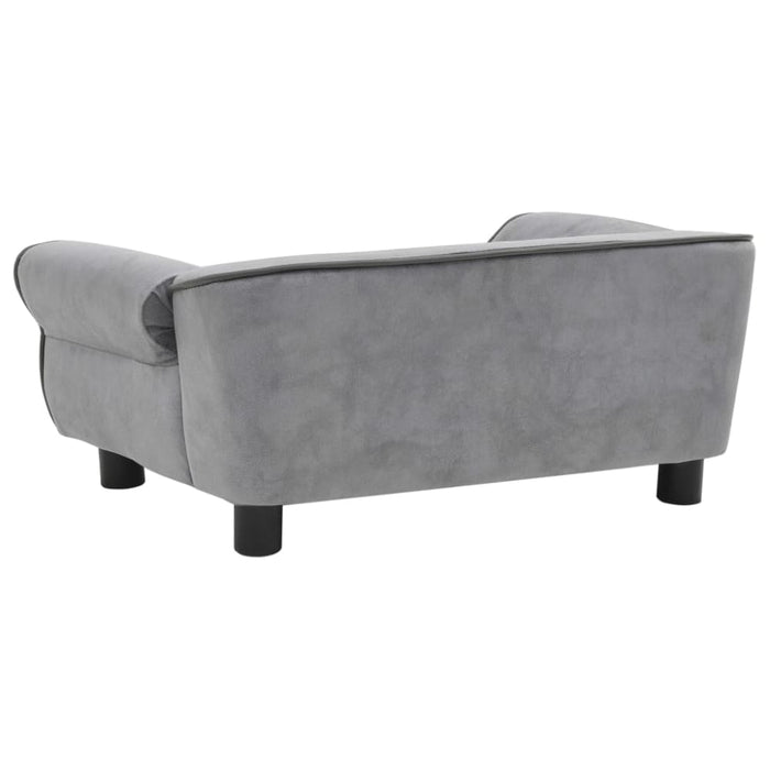 Dog Sofa Grey 72x45x30 Cm Plush