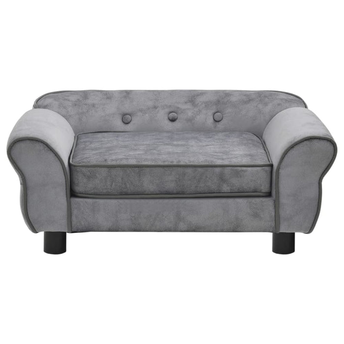 Dog Sofa Grey 72x45x30 Cm Plush