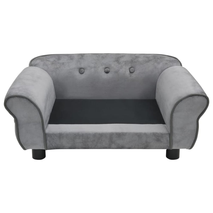 Dog Sofa Grey 72x45x30 Cm Plush