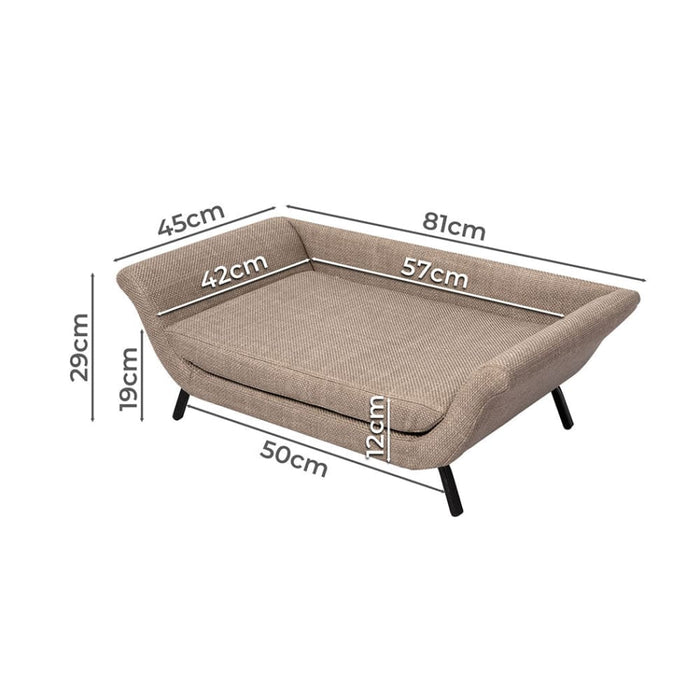 Goslash Picks Pet Sofa Bed Raised Elevated Soft Lounge