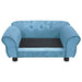 Dog Sofa Turquoise 72x45x30 Cm Plush Oiobat