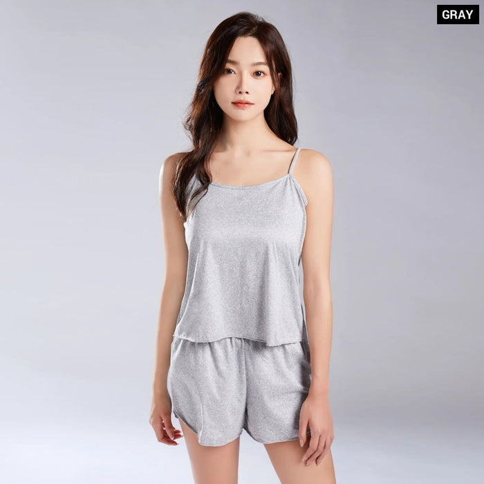 Soft Casual Short Sleepwear Pajama Set For Women