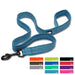 Soft Reflective Nylon Leash In Harness And Collar