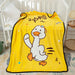 Soft Sherpa Duck Throw Blanket 100cmx140cm