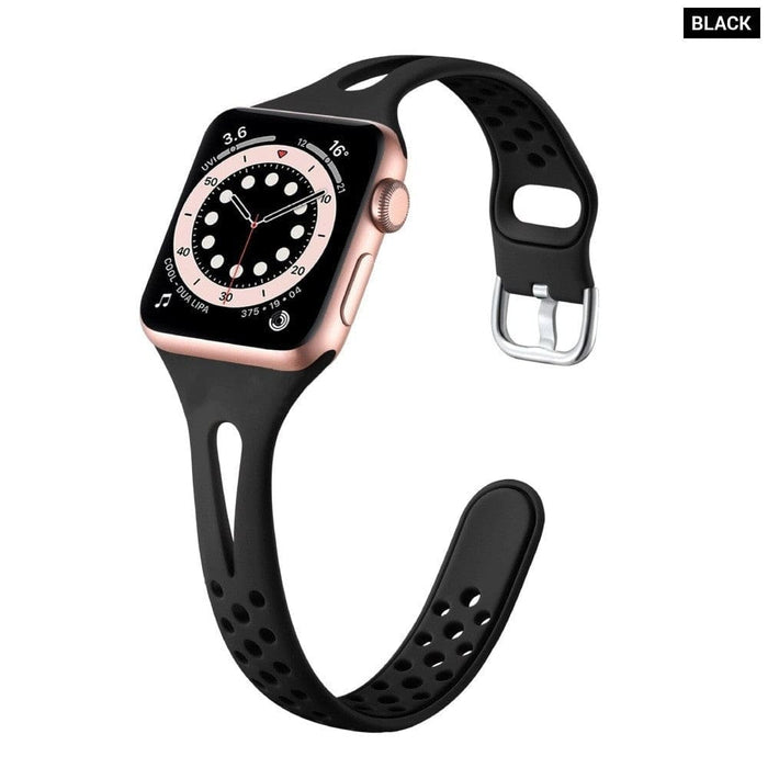 Soft Silicone Strap Bracelet Correa Band For Apple Watch