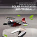 Solar Airplane Car Decoration Creative Gift For Enthusiasts