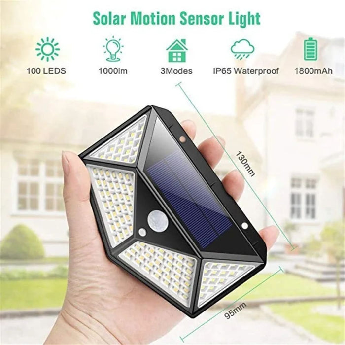 Solar Spotlight With Motion Sensor Multifunctional Outdoor