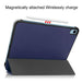 Solid Colour Custer Texture Leather Tablet Case For Ipad