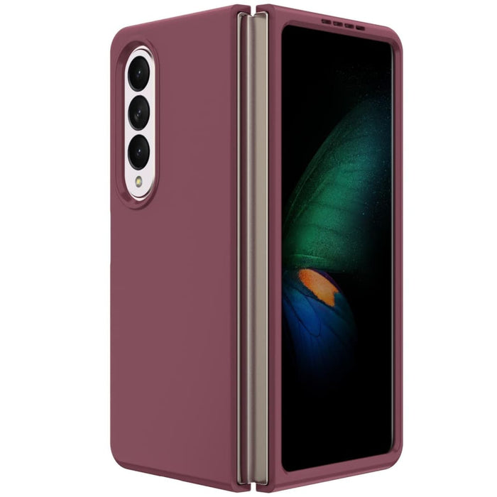 Solid Colour Pc Folding Case For Samsung Galaxy z Fold 4 5g