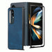 Solid Colour Pu Back Cover For Samsung Galaxy z Fold 4