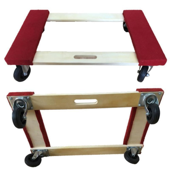 Solid Wood Furniture Carpet End Dolly | 300kg Load Rating