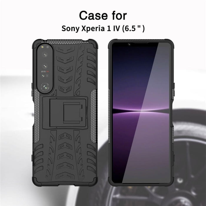 For Sony Xperia 1 Iv 5g Case 2-in-1 Splicing Hybrid Tpu