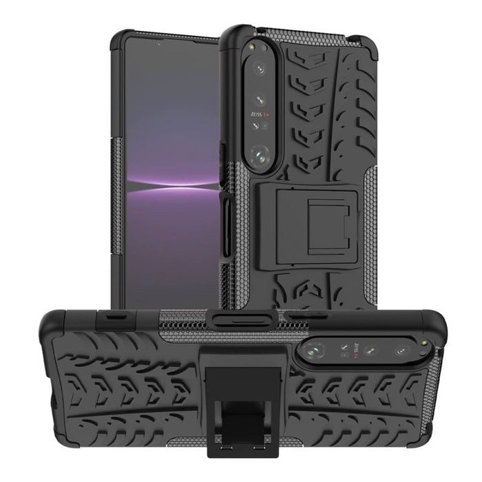 For Sony Xperia 1 Iv 5g Case 2-in-1 Splicing Hybrid Tpu