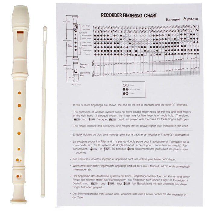 German Style Soprano Recorder Set For Kids