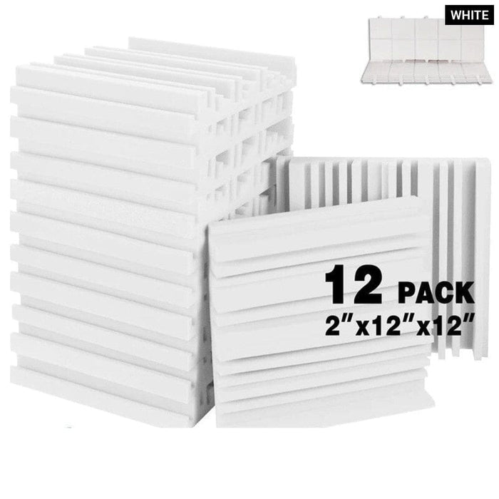 Sound Absorbing 12 Pcs Broadband Absorber High Density Wall