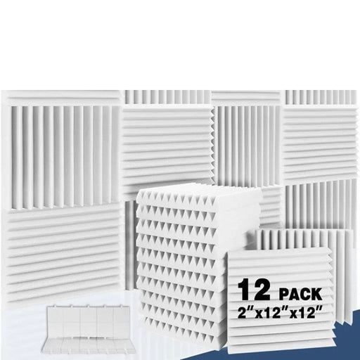 Sound Absorbing Material 12 Pcs Studio Acoustic Foam