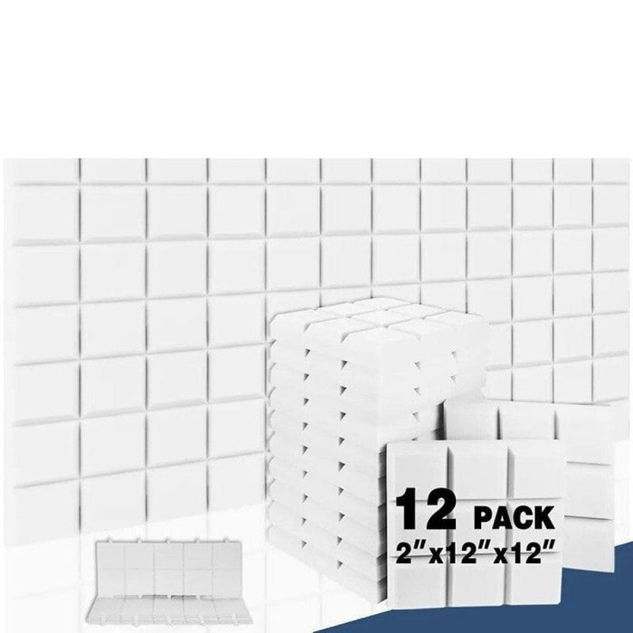 Soundproof Wall Panels 12pcs High Density Studio Acoustic