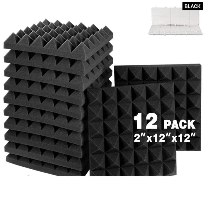 Soundproofing Foam Panels 12 Pcs Sound Treatment For Music